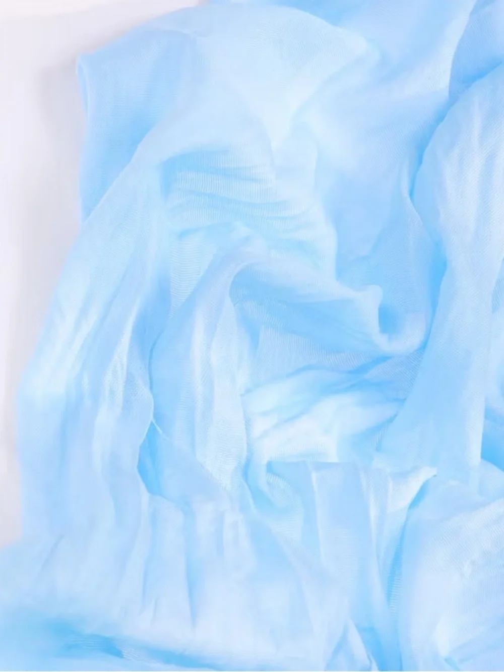 NEW-Set of 2 -10 Foot BabyBlue Cheesecloth Table Runner Table Runner Boho Gauze